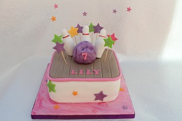 bowling birthday cake